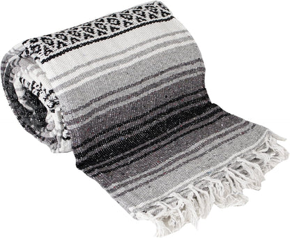Canyon Creek Authentic Mexican Yoga Falsa Blanket (Light Purple)