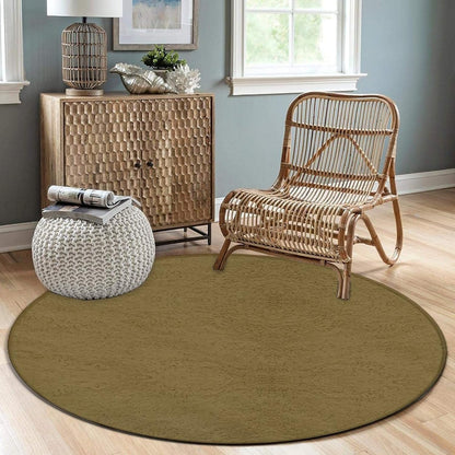 Machine Washable Modern Round Area Rug, Room Sofa Yoga Soft Round Carpet, Home Decor Non Slip Kitchen Office Circle Rug Grey, 24inch