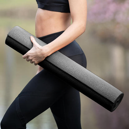 12-Pack Classic Yoga Mat With Carrying Strap, 68" x 24" Non Slip Exercise Mat, 4mm Thick Gym Mat, Bulk Non Toxic Yoga Mats for Home Workout, Schools, Classroom, and Studios