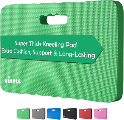Dimple Thick Kneeling Pad | Garden Pad for Gardening | Kneeling Pad for Work | Garden & Bathtub Kneeler for Baby Bath | Kneeling Mat for Exercise & Yoga (XL) 17.8 x 11, Thickest 1-½"(2 Pack, Blue)