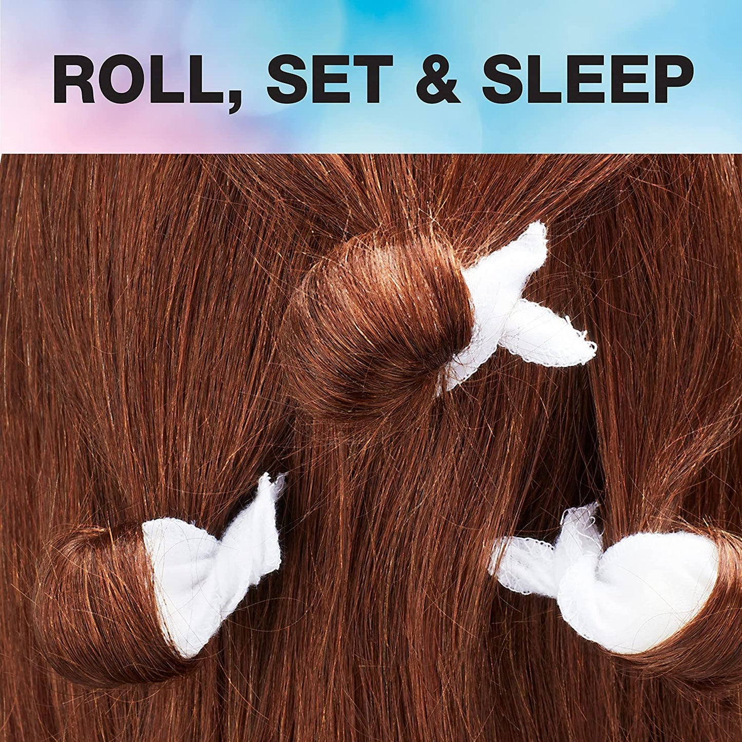 Conair Foam Hair Rollers -Heatless curls - Foam Rollers - Hair Rollers - Loose Hair Curlers in Assorted Sizes - 8 Count w/storage case