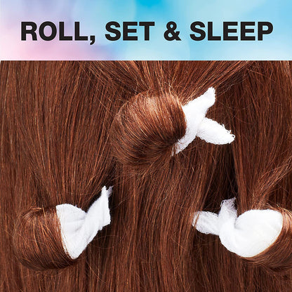 Conair Foam Hair Rollers -Heatless curls - Foam Rollers - Hair Rollers - Loose Hair Curlers in Assorted Sizes - 8 Count w/storage case