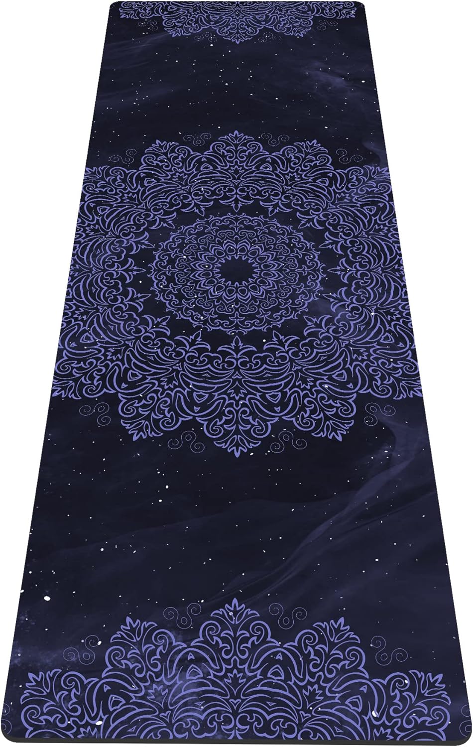 nuveti Yoga Mat Print Extra Thick TPE Non Slip Fitness Exercise Mat with Carrying Bag,72"x24" Extra Thick 6MM Exercise & Workout Mat for Yoga, Pilates Fitness and Floor Exercises - Colors A
