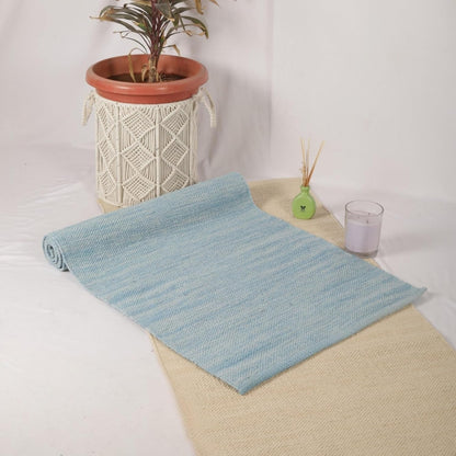 Trade Star Organic Cotton Yoga Mat Handloomed Meditation Rug Inches Perfect Size Mat Travel Mat for Indoor/Outdoor Use 72"L x 24"W Highly Absorbent Reversible Yoga Rug Tie Dye Yoga Mat for Exercise