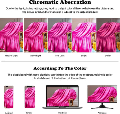 NEWCOSPLAY Super Soft Throw Blanket Light Purple Premium Silky Flannel Fleece Leaves Pattern Lightweight Bed Blanket All Season Use (Light Purple, Throw(50"x60")) - Colors B