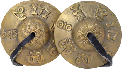 Mudra Crafts Tibetan Tingsha Bells Yoga Chimes – Mantra Tibetan Finger Cymbals Meditation Bells for Mindfulness, Prayer, and Sound Healing