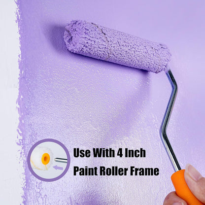 Mister Rui Foam Paint Roller, 4 Inch Paint Roller 10 Pack, Small Paint Roller, Foam Paint Roller 4 Inch, Small Foam Paint Roller High Density, 4 Inch Foam Rollers for Painting Walls, Cabinets