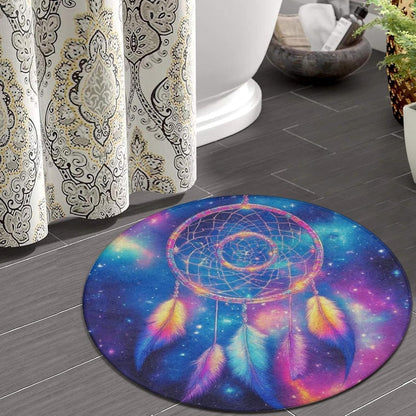 Room Sofa Yoga Soft Round Carpet, Home Decor Non Slip Kitchen Office Circle Rug, Machine Washable Modern Round Area Rug Beach Turtles, 60inch