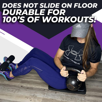 Nordstick Nordic Curl Knee Pad - Premium Soft Feel and Extra Thick 1.2" (30.5mm) - Pad Provides Cushion for Knees and Elbows - Durable & Portable Exercise Mat For Many Workouts And Everyday Tasks