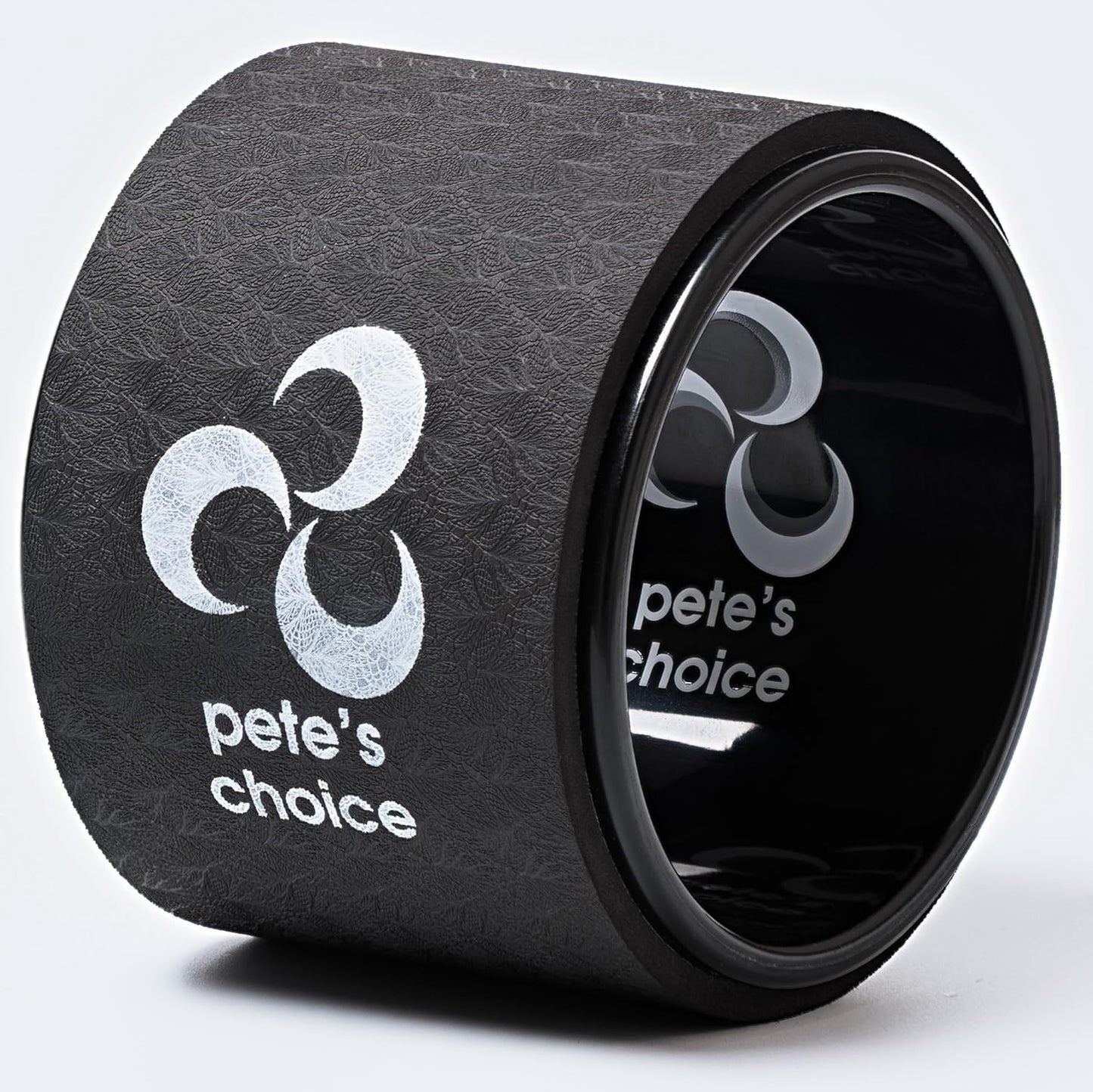 Extra Wide Yoga Wheel, Mini Yoga Wheel - Beginner Friendly Yoga Kit. More Comfortable, Stable and Safer Back Roller. Improve posture, better mobility. Ideal Home Exercise. Relieve Back Pain.