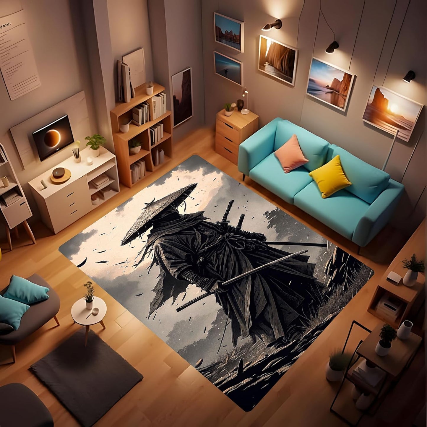 Butterfly Carpet Area Rug - Lovely Butterflies Printed Carpets for Kids Butterfly Theme Living Room Indoor Bedroom Decor Soft Polyester Yoga Mat 2'x3'