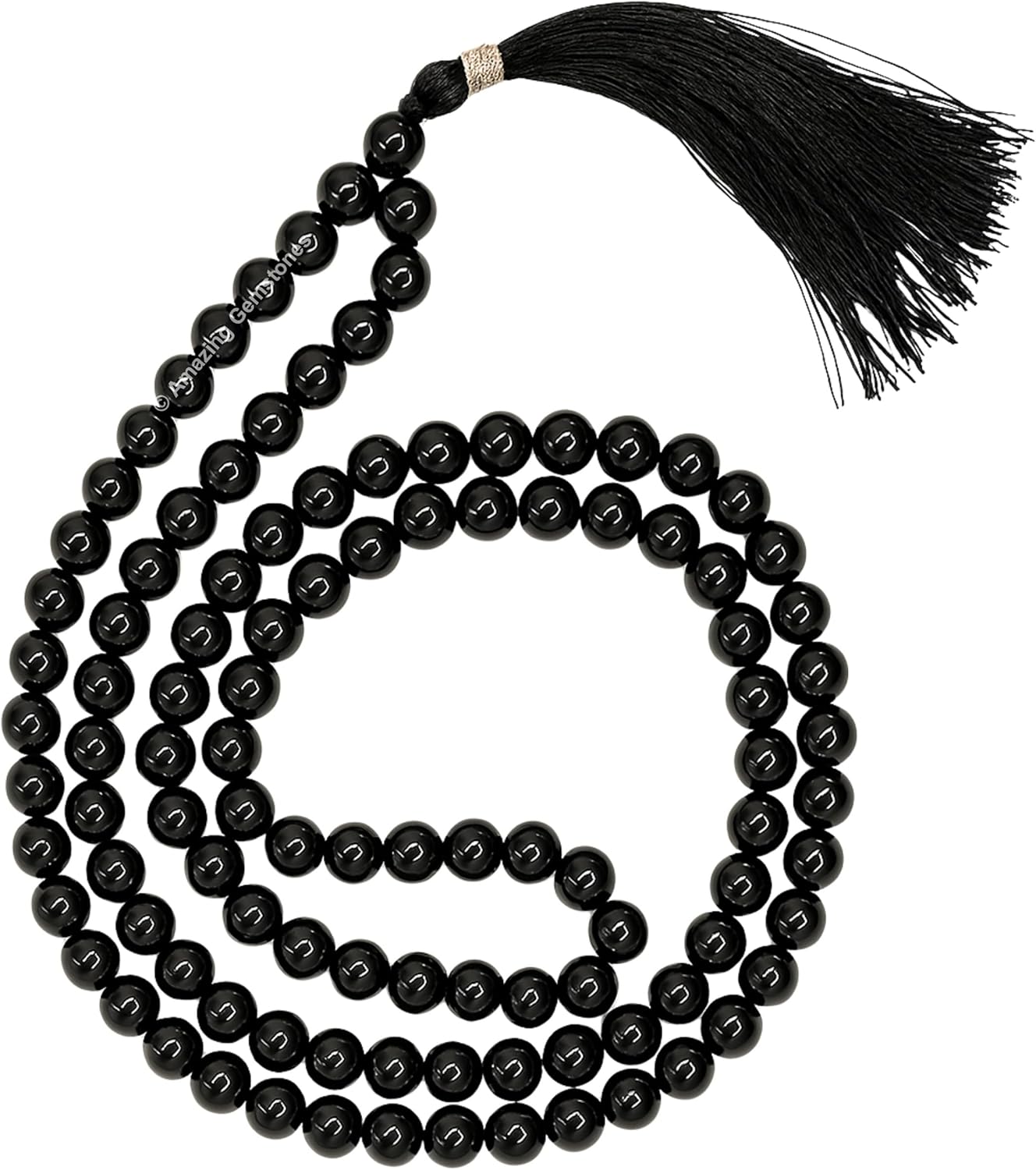 Amazing Gemstone 108 Beads Handmade Mala (Knotted, Rudraksha) - Colors A