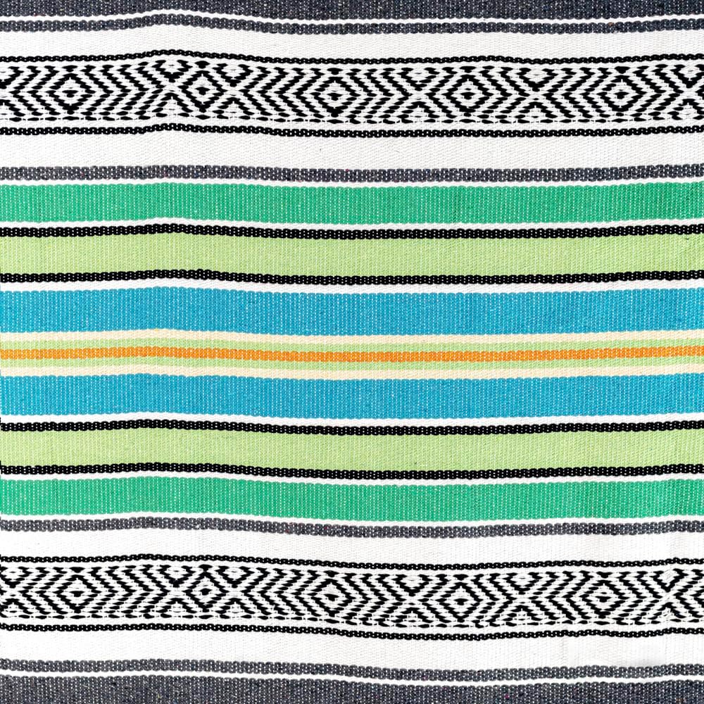 Airooglee 69" L x 51" W Large Mexican Blanket - Perfect as Yoga Outdoor Beach Serape Picnic Camping Woven Blanket, Boho Home Décor - Red