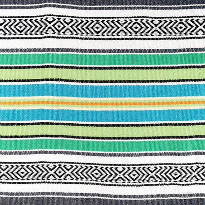 Airooglee 69" L x 51" W Large Mexican Blanket - Perfect as Yoga Outdoor Beach Serape Picnic Camping Woven Blanket, Boho Home Décor - Red