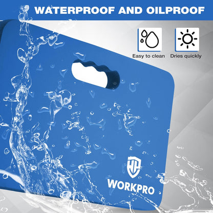 WORKPRO Extra Thick Kneeling Pad, Soft NBR Foam Cushioning for Knee, Large Foam Kneeler Mat for Gardening, Bathing Baby, Exercise, Workout Supplies, 17.5 x 11 x 1.5 in, Black
