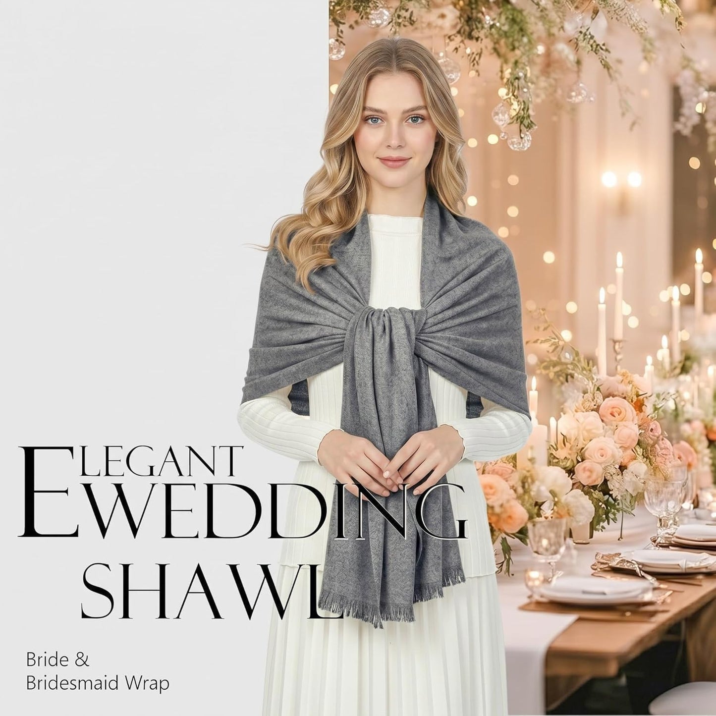 Shawl Wraps for Women Pashmina Shawls and Wraps for Evening Dresses Large Soft Scarf Winter Scarf Wedding Shawl…