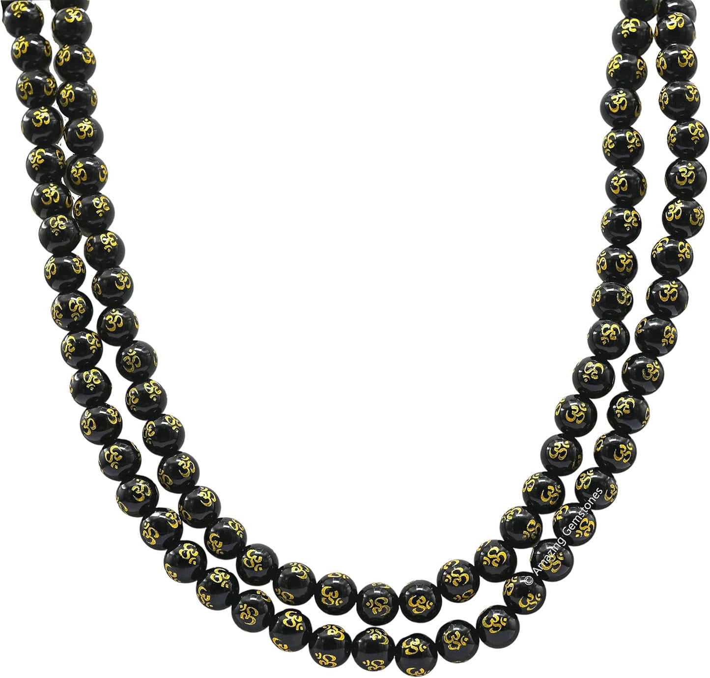 Amazing Gemstone 108 Beads Handmade Mala (Knotted, Rudraksha) - Colors B