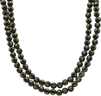 Amazing Gemstone 108 Beads Handmade Mala (Knotted, Rudraksha) - Colors B