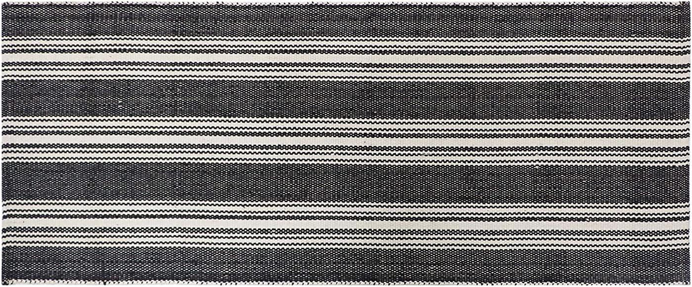 Hand Woven 100% Cotton Yoga Mat- Thick Handloom Made in India- for Gym Floor Exercise - Runner for Bedroom