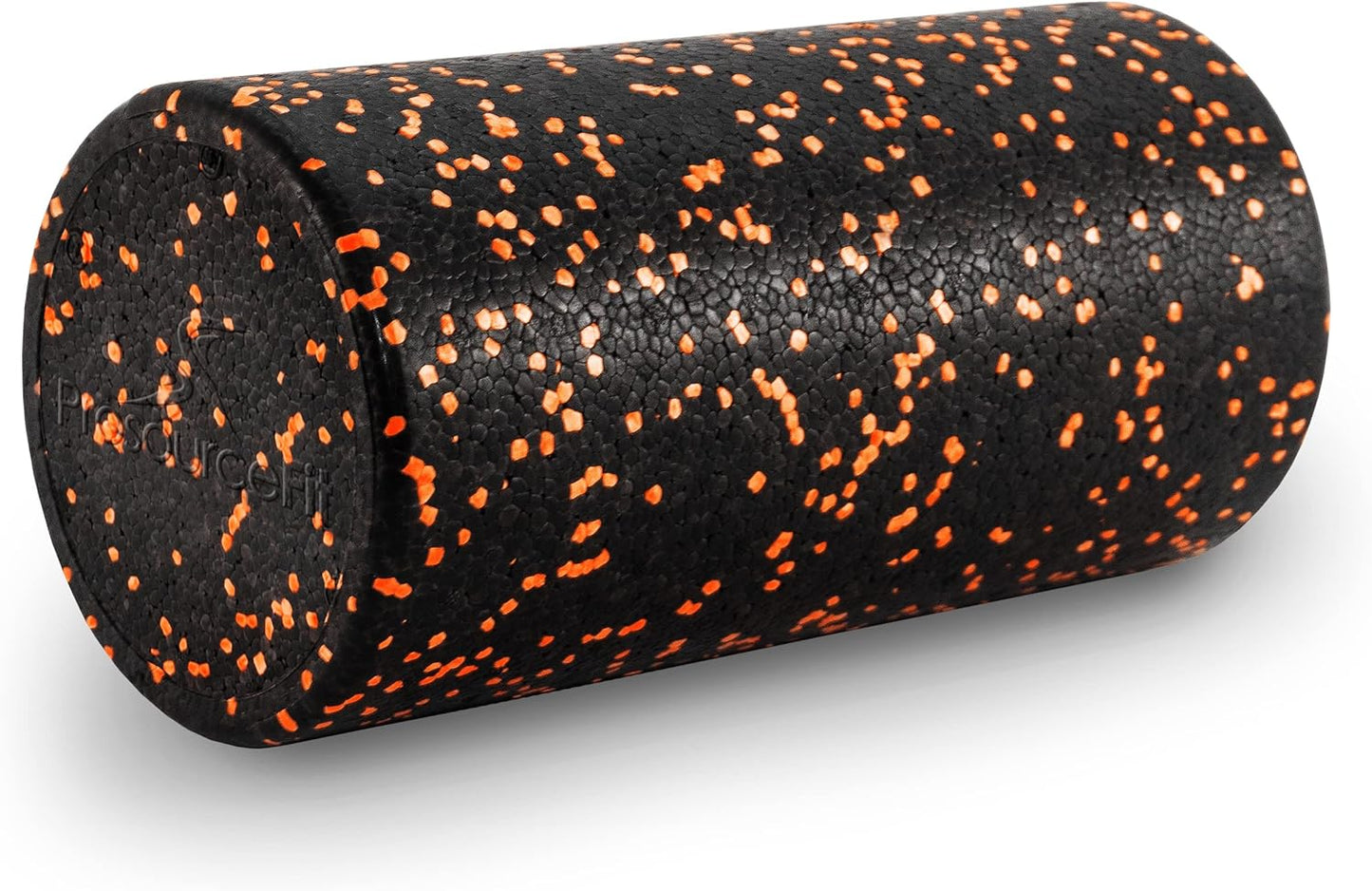 ProsourceFit High Density Foam Rollers 12 - inches long, Firm Full Body Athletic Massage Tool for Back Stretching, Yoga, Pilates, Post Workout Muscle Recuperation, Black
