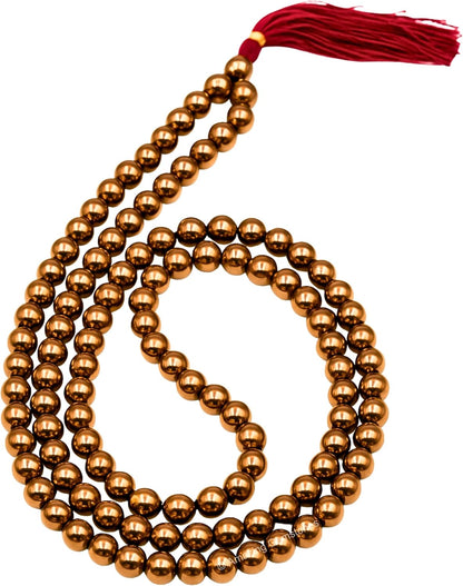 Amazing Gemstone 108 Beads Handmade Mala (Knotted, Rudraksha) - Colors A