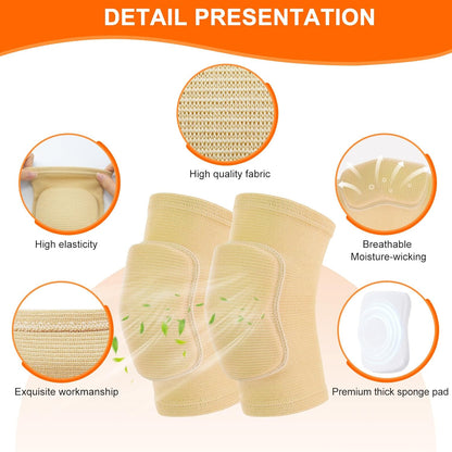 HISFFOG Volleyball Knee Pads for Women, Men, Youth, Girls, Kids, Knee brace for Volleyball Basketball Football Dance Yoga Tennis Running Cycling Workout Climbing Wrestling