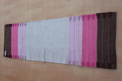 Jaipur Art & Rugs Cotton Yoga Rug - Eco-Friendly Hand-Woven Thick Mat (24”x72”x5mm) for Everyday Fitness at Home - Comfortable & Extra-Long - Colors A