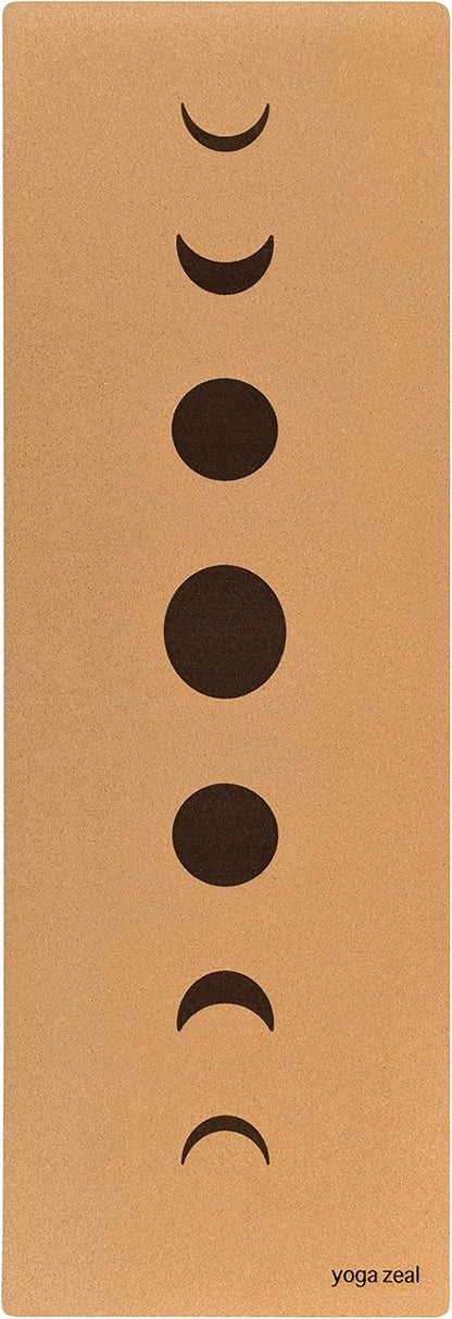 Yoga Mats By Yoga Zeal - Luxuriously Soft, Thick, Non-Slip, Hot Yoga Mat. Eco Printed. Designed to grip better with a sweaty yoga practice!