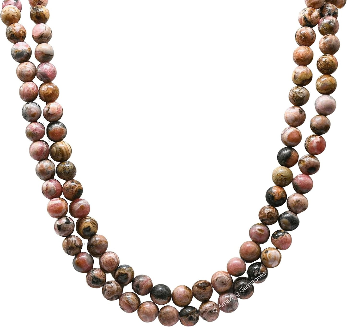 Amazing Gemstone 108 Beads Handmade Mala (Knotted, Rudraksha) - Colors B