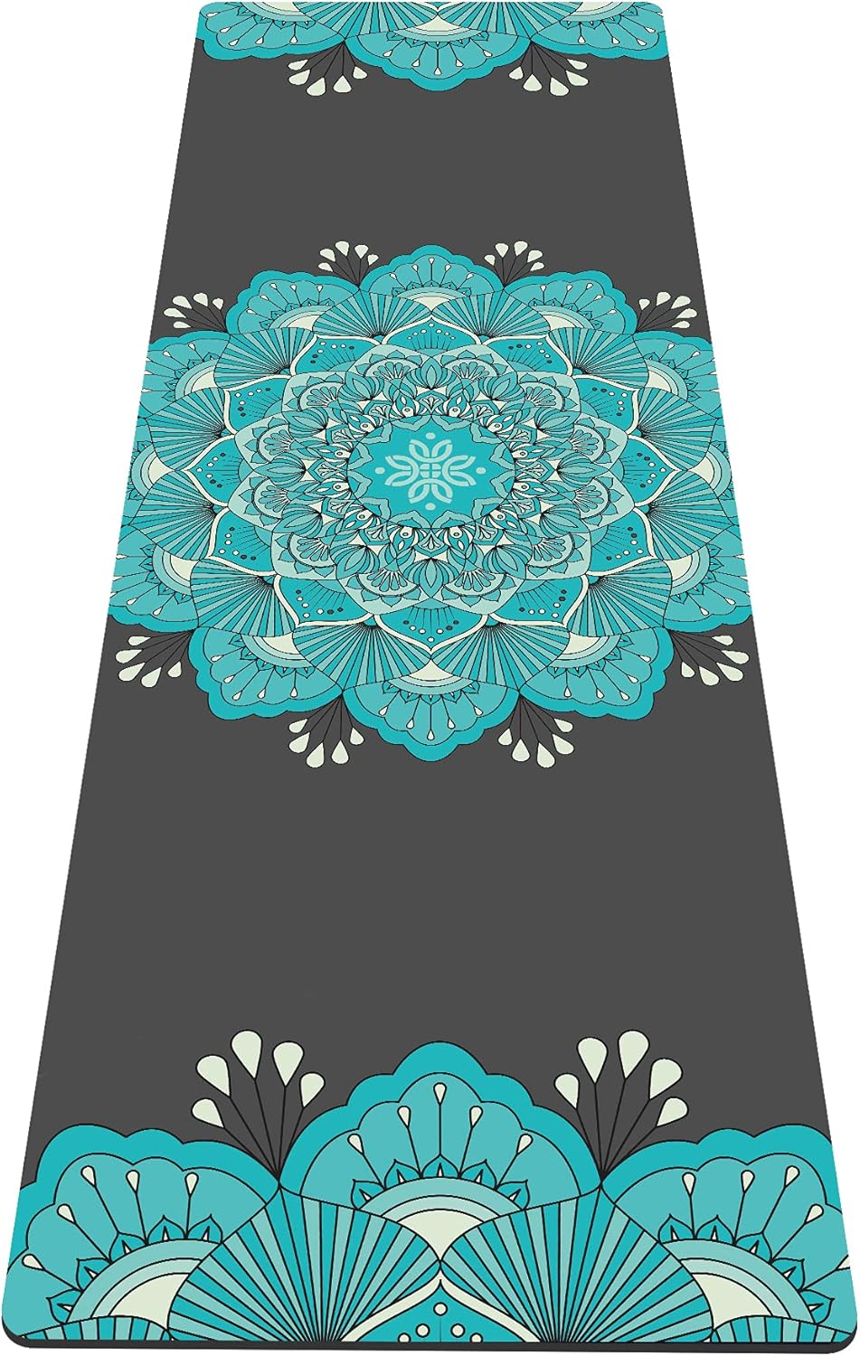 nuveti Yoga Mat Print Extra Thick TPE Non Slip Fitness Exercise Mat with Carrying Bag,72"x24" Extra Thick 6MM Exercise & Workout Mat for Yoga, Pilates Fitness and Floor Exercises - Colors A