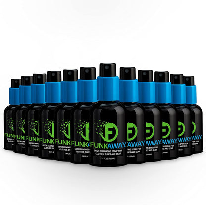 FunkAway Odor Eliminating Spray for Shoes, Skates, Work Boots & More, 8 oz., 4 Pack, Extreme Odor Eliminator, Perfect for Stinky Stuff You Can't Put in the Wash