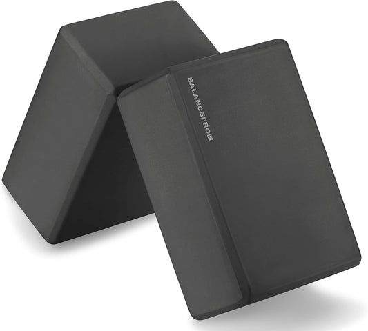Fitvids Set of 2 High Density Premium - EVA Yoga Blocks, 9"x6"x4" Each