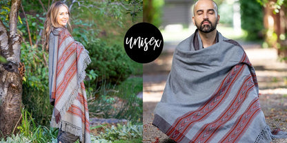 Meditation Shawl – Unisex Prayer Wrap, Large Scarf & Yoga Blanket – Soft, Lightweight & Multipurpose