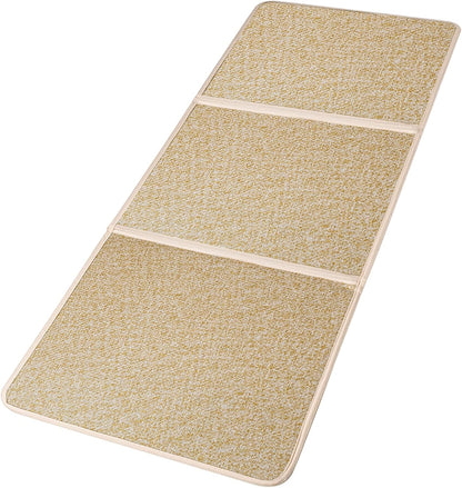 Japanese Tatami Mat Foldable Floor Mats Non-Slip Futon Mattress Sleeping Mat Summer Yoga Mat Indoor Outdoor Runner Rug Area Rug for Bedroom Living Room,Green
