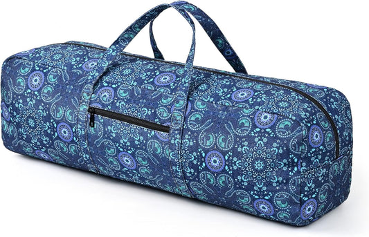 Boulder Bee | Yoga Mat Bag | Large Yoga Mat Carrier with Wet Pocket | Yoga Gifts | Gym Tote Bag for Women