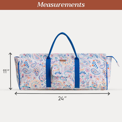 Maison d' Hermine Yoga Mat bag, Cylindrical bag for Woman&Men, yoga mat Bag &Adjustable shoulder straps Yoga Mat Carrier Bag with Drawstring Water Bottle Pocket and zipper pocket Easter Gifts