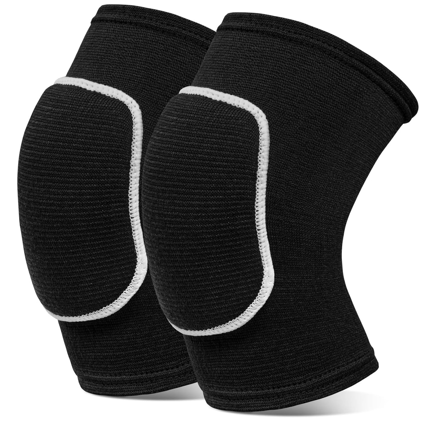 Volleyball Knee Pads knee brace for Women Kids Girls，Soft and Breathable Knee Pads for Volleyball, Dancing, Football, Yoga, Basketball, and Skating - Protective Knee Pads for Adults and Kids (Black, Small)