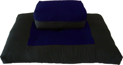 D&D Futon Furniture Zabuton Zafu Set, Yoga, Meditation Seat Cushions, Kneeling, Sitting, Supporting Exercise Pratice Zabuton & Zafu Cushions. (Burgundy)