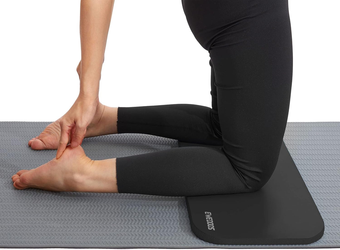 Ewedoos Yoga Knee Pad Cushion - Non-Slip Mat for Floor Exercises - Yoga Mat Accessory