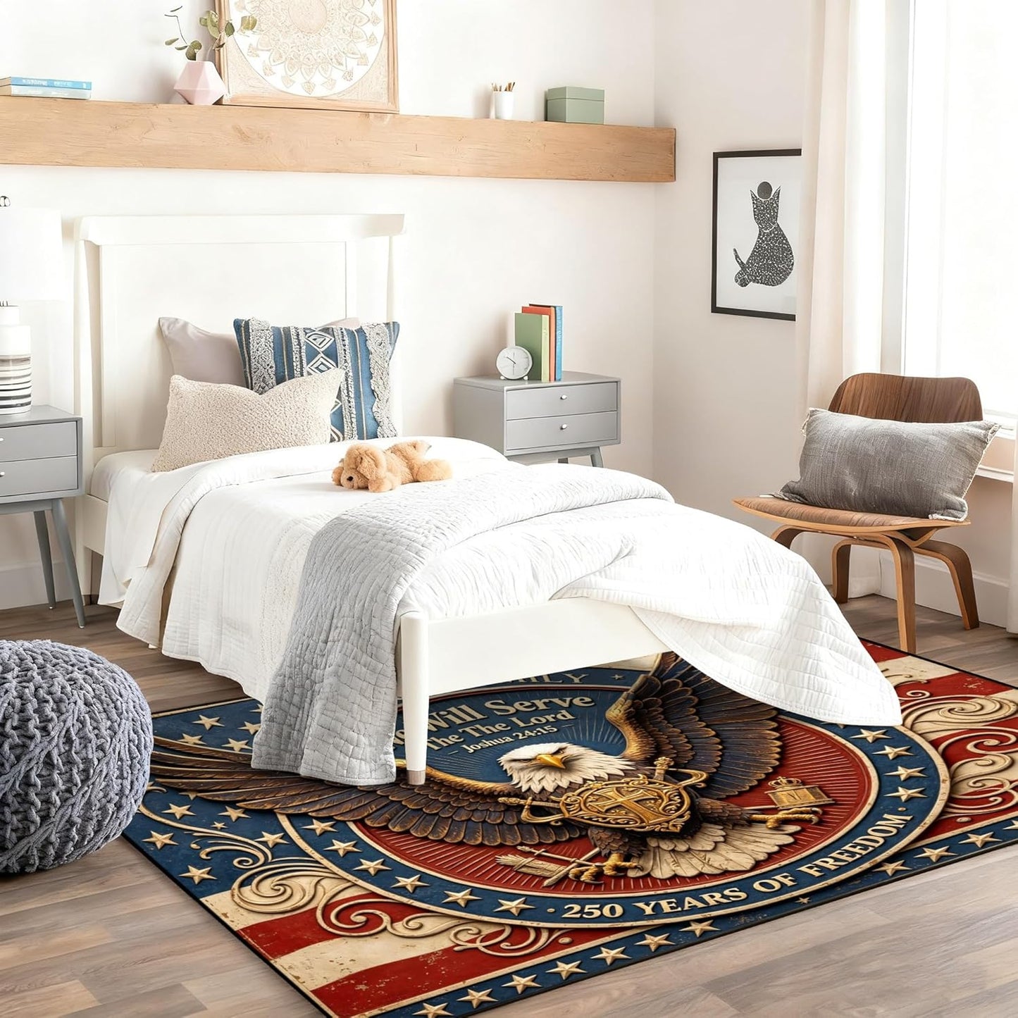 Personalized Family Name Initials Monogram Pink Rug, Shining Butterfly Printed Carpets for Girls Kids Butterfly Theme Living Room Indoor Bedroom Decor 5'×7' Soft Polyester Yoga Mat