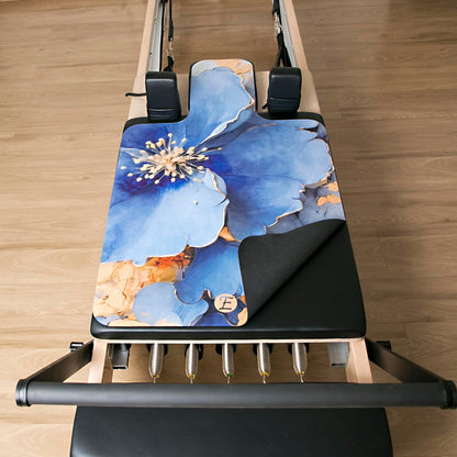 Echome Pilates Reformer Mat Towel with Shoulders, Pilates Reformer Cover with Great Grip, Easy to Wash Light Weight Portable