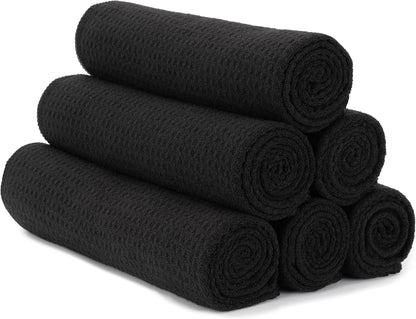 S&T INC. Microfiber Gym Towels, Yoga Towel for Home and Gym Bag, 16 Inch x 27 Inch, 6 Pack