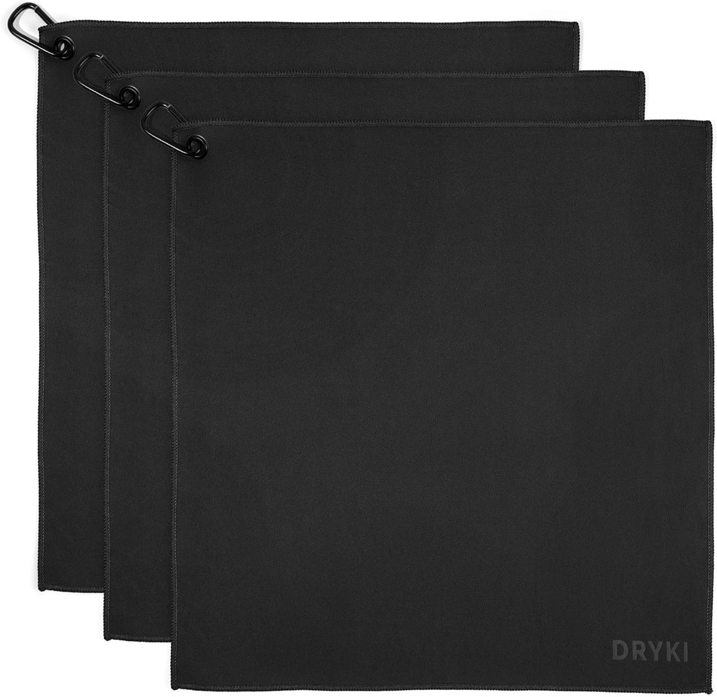 DRYKI Pocket-Sized Sweat Towels - The Original Sweat Absorbing Handkerchiefs - Quick-Dry Microfiber Sweat Rags for Face, Hands, & Body - Men & Women - Gym, Sports, and Work (Blue: 5 Pack)