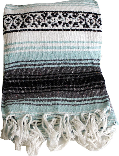Canyon Creek Authentic Mexican Yoga Falsa Blanket (Light Purple)
