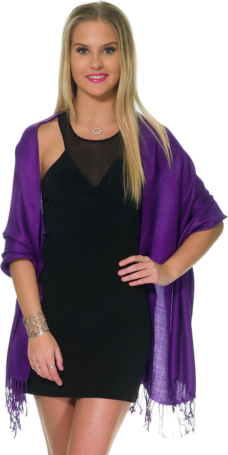 Pashmina Shawls and Wraps for Evening Dresses, Large Soft Pashminas Wedding Shawl