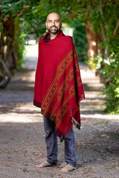 Meditation Shawl – Unisex Prayer Wrap, Large Scarf & Yoga Blanket – Soft, Lightweight & Multipurpose