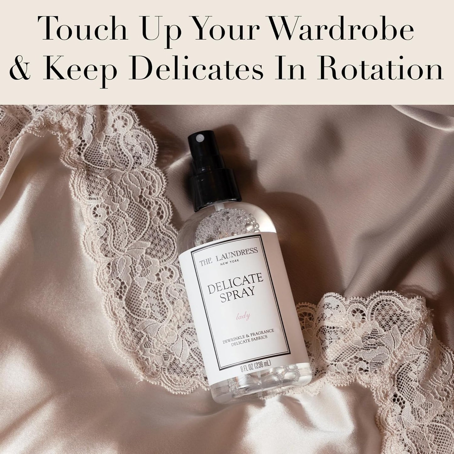 The Laundress Activewear Fabric Refresher Spray, 8 Oz, Marine Fragrance, Bright, Energetic, Odor Freshener for Performance Gear, Towels, Tote Bags, Sneakers & Yoga Mats, 48 Hours* Fragrance