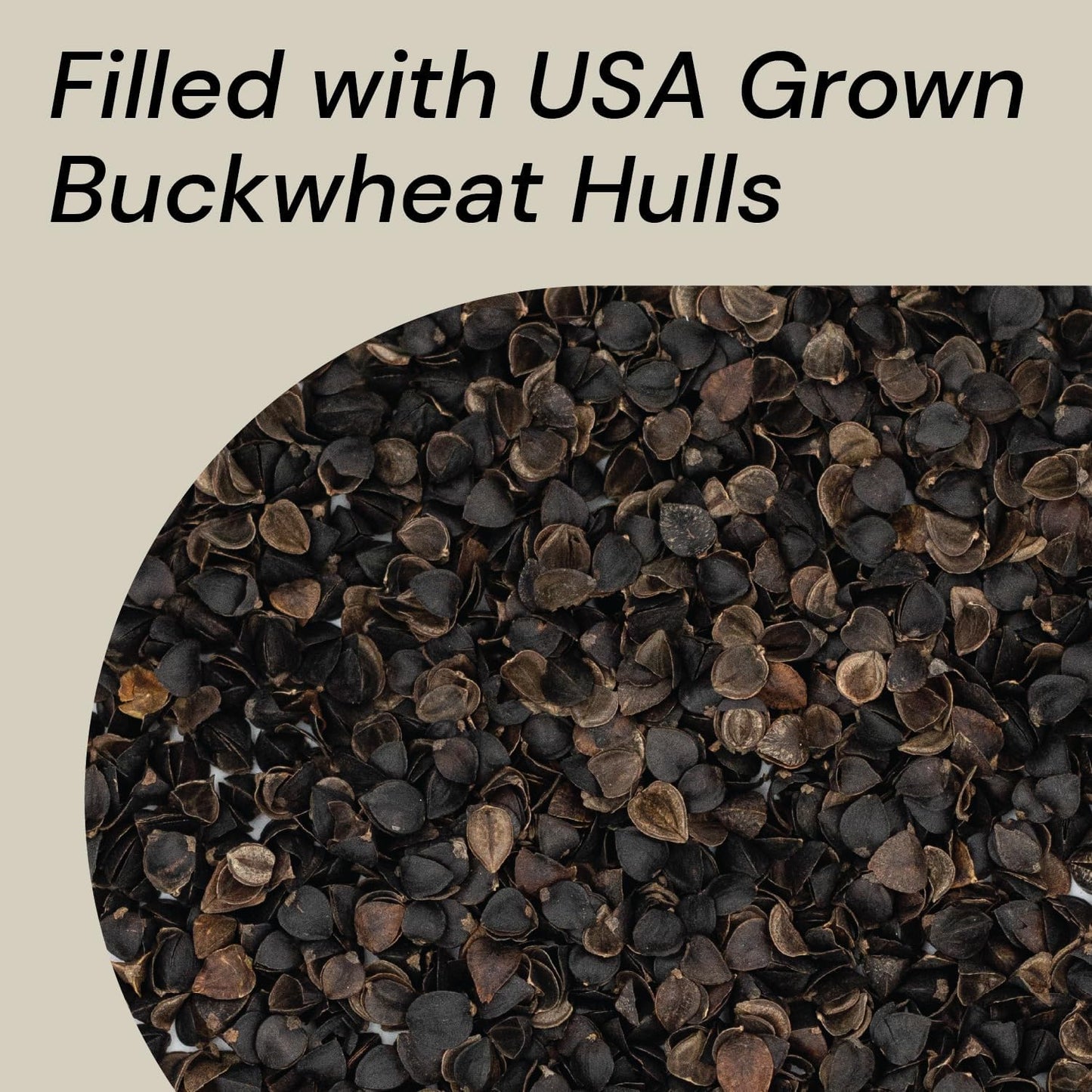 Buckwheat Neck Bolster, Husk Cervical Sleep Roll, Great for use as Body Pillow or in Your Yoga Practice (Midnight Blue)