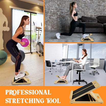 MUCITAGF Professional Slant Board, Adjustable Incline Board and Calf Stretcher, Slant Board for Calf Stretching, Calf Stretch Board