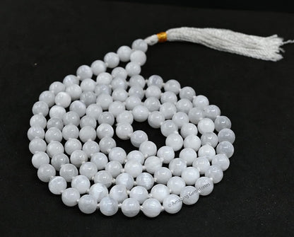 Amazing Gemstone 108 Beads Handmade Mala (Knotted, Rudraksha) - Colors B
